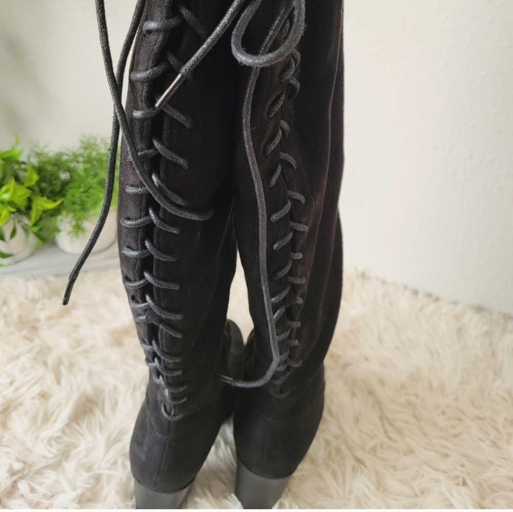 High knee boots